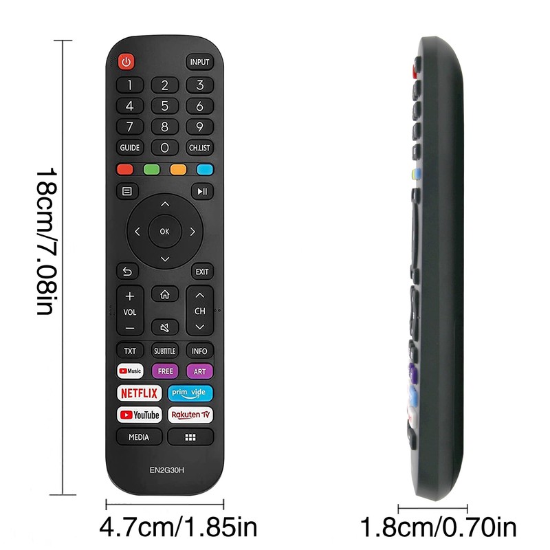 MYHGRC Replacement Remote Control Hisense EN2G30H for Hisense Remote Control
