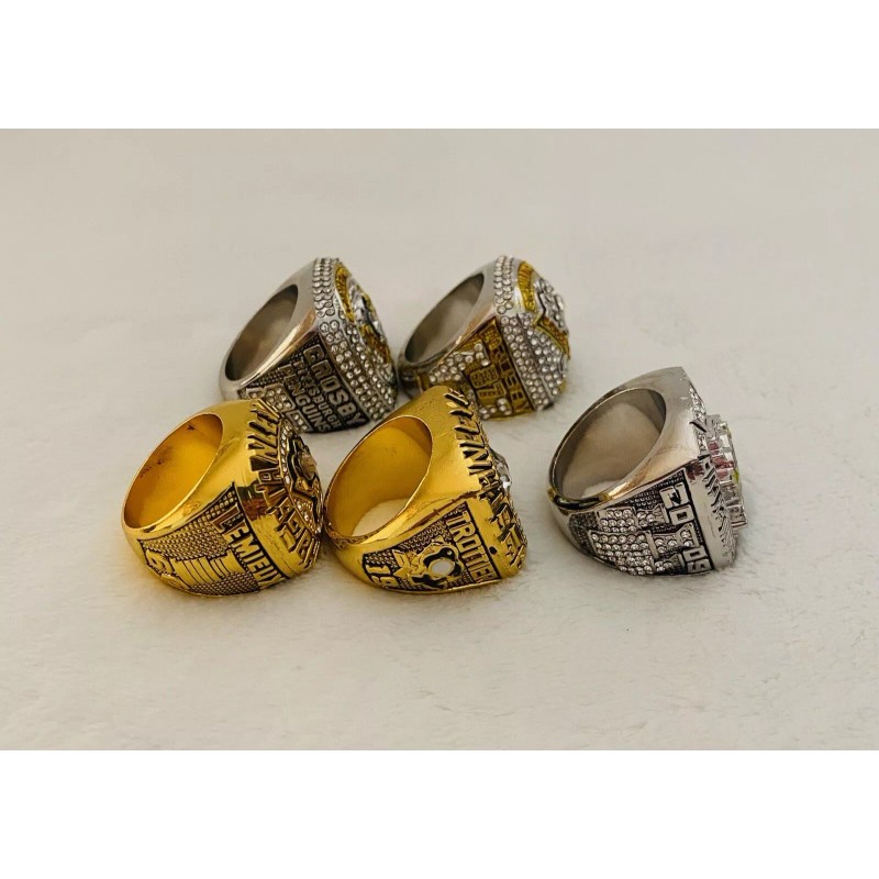 EBSportsRings.com 5 PCS Pittsburgh Penguins 18k Complete Championship Ring Set