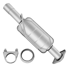 [Rear]FortunaFlow Catalytic Converter Compatible with Jeep Wrangler 2004-2006 4.0L,Replace 5114 458AA,5114 459AA,645373,19539(EPA Compliant+standard)
