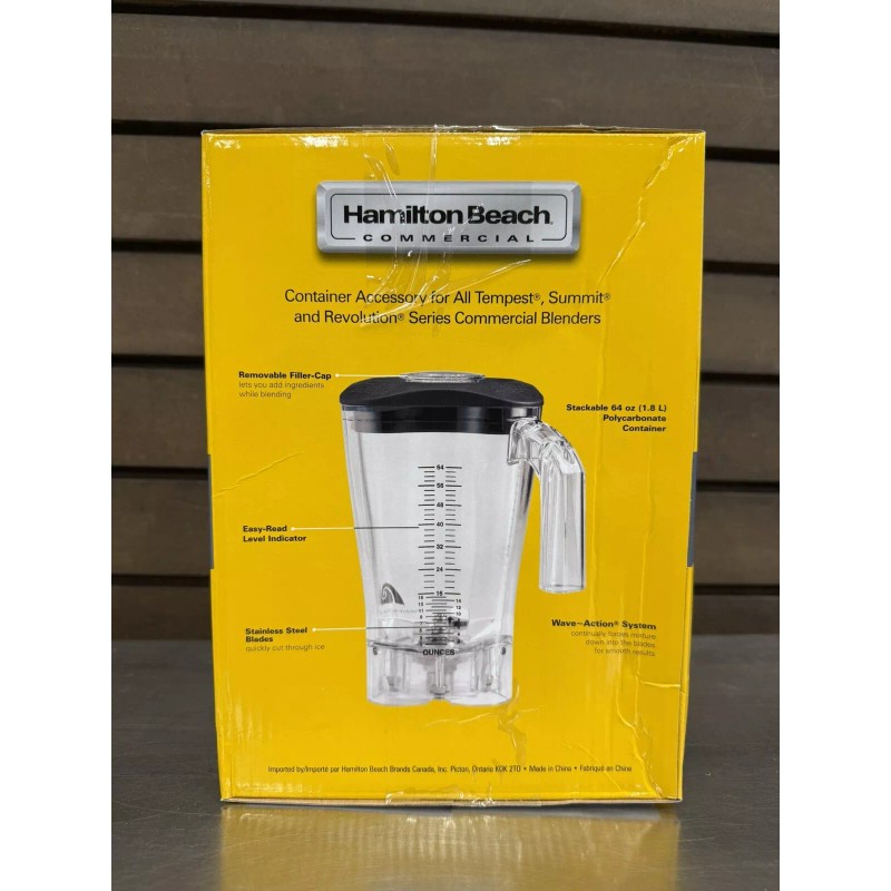 Hamilton Beach 6126-650-P PEANUTS ONLY Blender Container Assembly 64oz NEW