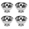 4Pcs Stainless Steel Dessert Bowl Multi Functional Drop Resistant Rustproof
