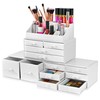 Sorbus Large Makeup Organizer - Stackable Jewelry & Makeup Organizer
