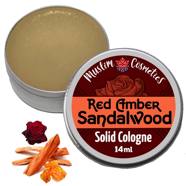 Red Amber Sandalwood SOLID Cologne | Rose | Amberous |