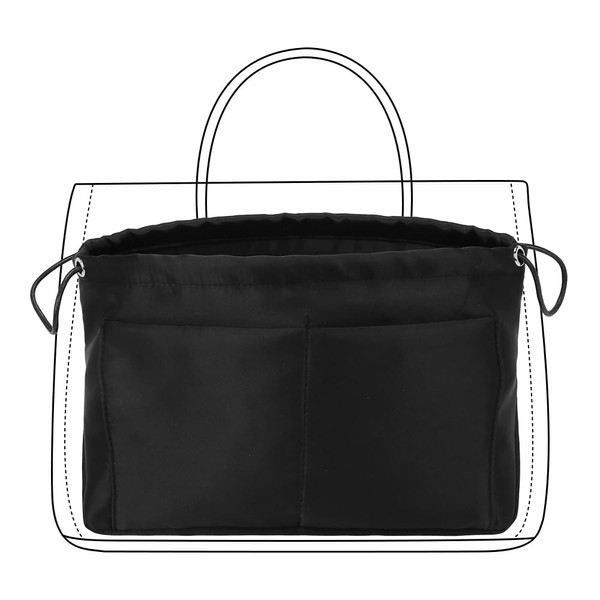 GIVLEFLY Tote Bag Organizer Purse Insert Handbag Organizers Dividers for