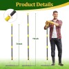 Nicecho Strong Dethatcher Rake 72" long /19 tines Garden tool