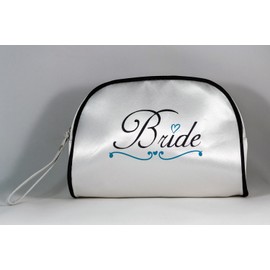 Yacanna Wedding Survival Kit Bridal Emergency Kit in White Satin Bride Travel Bag -Gifts for Bride