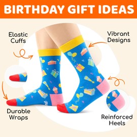 Zmart 18th Birthday Gifts Ideas Socks - Gifts for 18 Year Old Boys Girls, Young Adult Birthday Presents