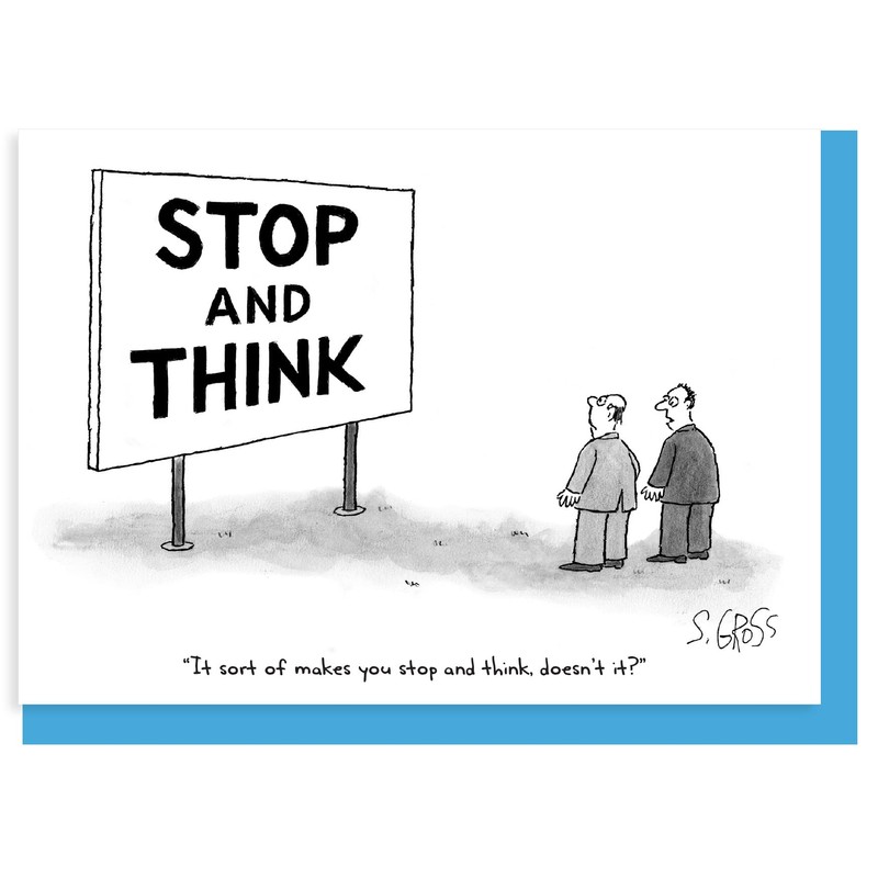 Nelson Line Cartoon Collection Assorted Card Box | 8 blank