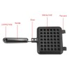 Non-Stick Waffle Iron, 30 x 14.5 cm Sandwich Maker with