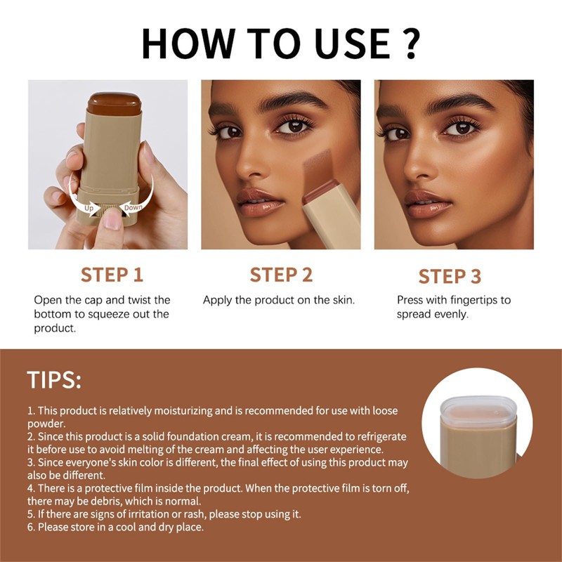 Beauty Balm Skin Tint Stick 2PCS - Serum Boosted Foundation