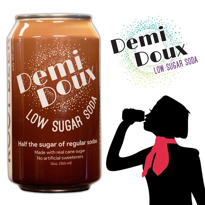 Demi Doux Low Sugar Soda - Low Sugar Soft Drink,