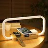 CRLL 3-in-1 Bedside Lamp with Wireless Charger & USB Port,