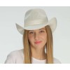 C.C Sparkly Sequin Cowboy Hat with Suede String Trim, Pastel
