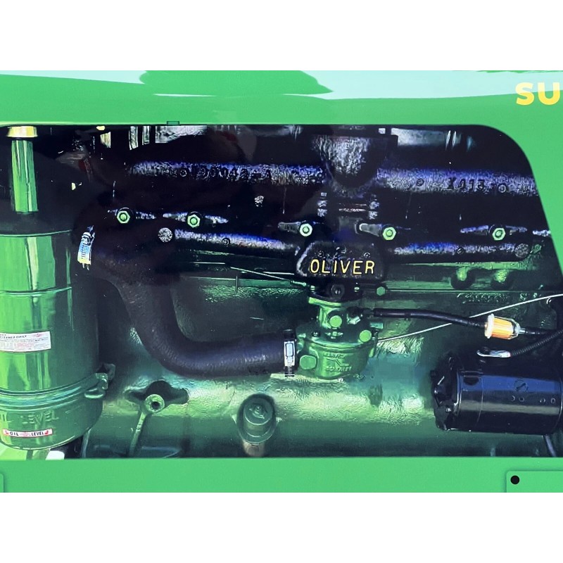 Wow!! Oliver 88 Farm Equipment Tractor Farm 3D Sign