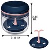 Denture Case Absolutely Leak-Proof Bath For Traveling With Mirror Brush