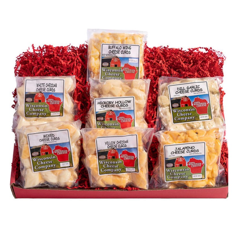 Wisconsin Cheese Company - 100% Wisconsin Cheese Curd Variety Sampler