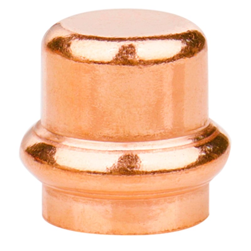 WHK 12 Pack 1/2 Inch Press Propress Copper End Cap