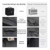 Maletines De Maquillaje Profesional Impermeable 4 Niveles Negro