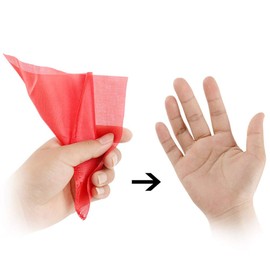 【Magic Tricks】Vanishing Silk - Silk Disappearing Magic Prop for Stage Magic Tricks