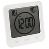 Digital Display Thermometer White Outdoor Garden Waterproof Temperature Meter with