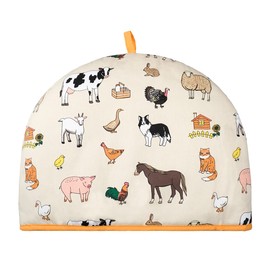 Tea Cosy Teapot Cover Warmer for Medium Large Tea Pot Cosies 6 Cup Insulated Novelty 35x27x3 cm Large Funny Gift Birthday Christmas Kitchen Home Gift Farmer Kitchen Social