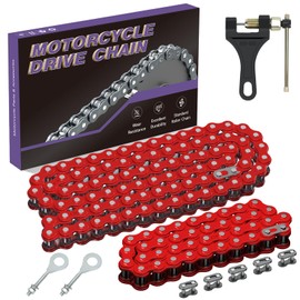 CILOYU 420 Chain Replacement for Mini Bike Coleman CT200U BT200X CT200U-EX Baja Warrior MB200 TrailMaster Massimo Predator 212 200cc 196cc 6.5hp Parts Front Jackshaft 42 Links and Rear Drive 90 Links