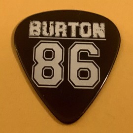 Clayton CLIFF BURTON custom TRIBUTE GUITAR PICK SUPER NICE! METALLICA MISFITS