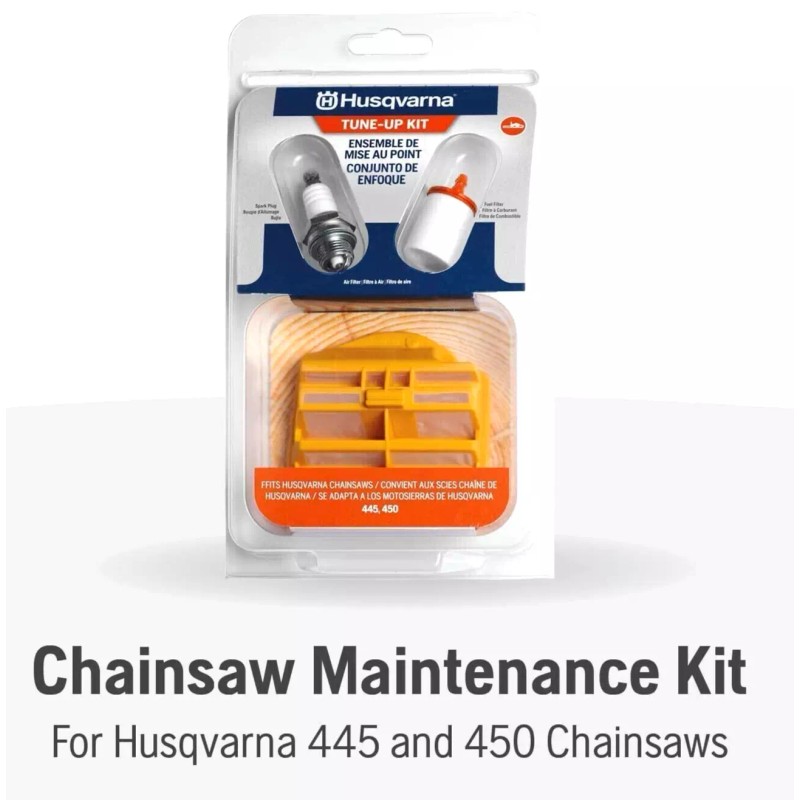 Husqvarna 455 460 maintenance tune up kit air filter new