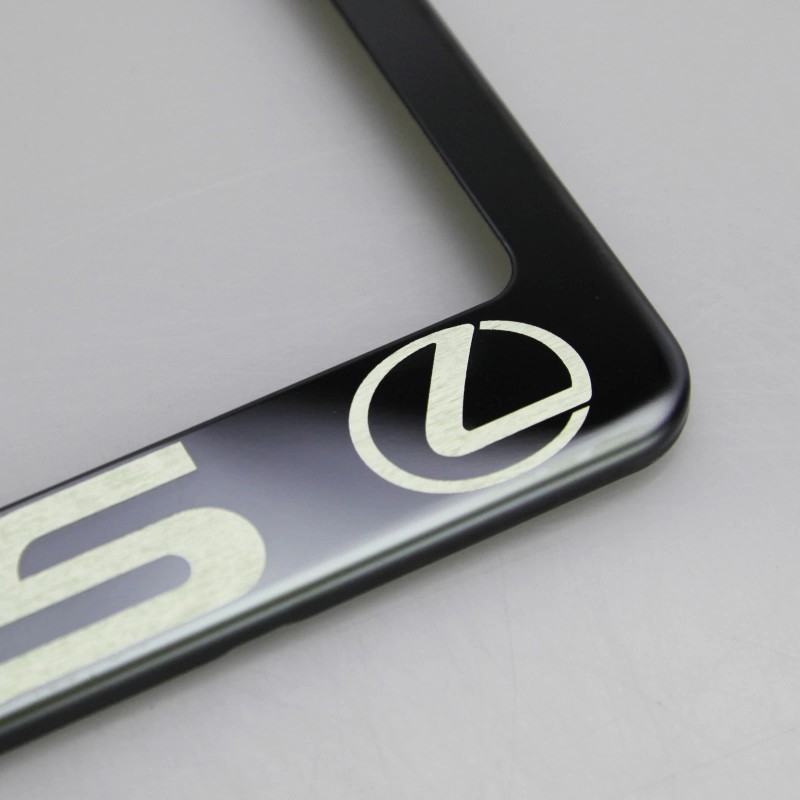 KA Black Chrome Aston Martin Logo Laser Engraved T304 Stainless
