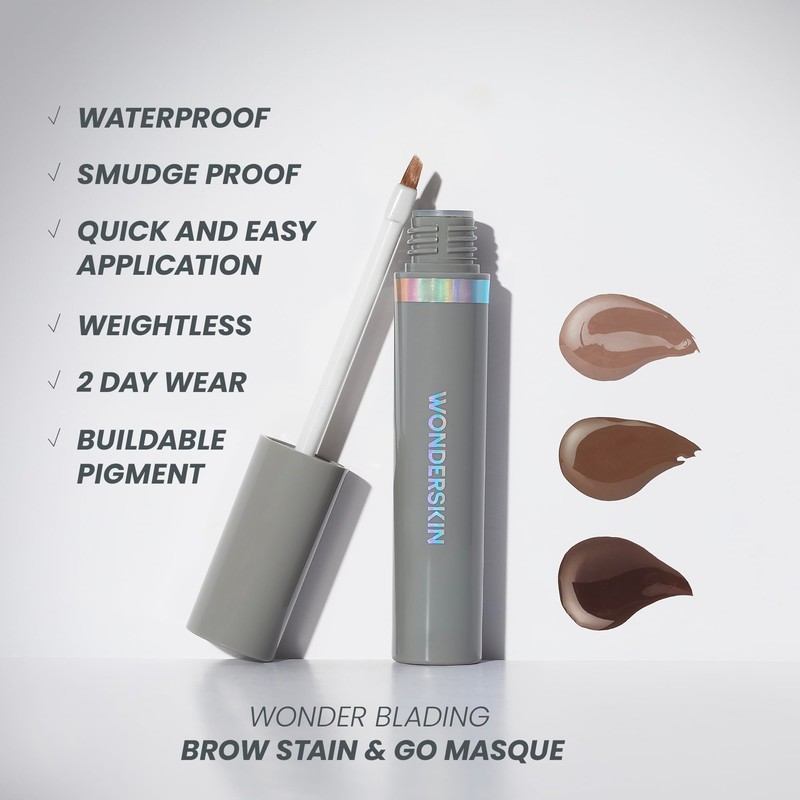 Wonderskin Wonder Blading Eyebrow Mask, Long-Lasting Eyebrow Mask, Transfer Proof