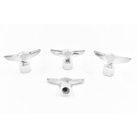 LODEN Emblems Genesis Wing 3D Valve Caps for Genesis Coupe Sedan GV60 GV70 GV80 G60 G70 G80 G90 4pc Set (Loden), 35mm