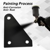 KPALAG Bracket Cab, Black Mounting Plate Bracket Cab Compatible with