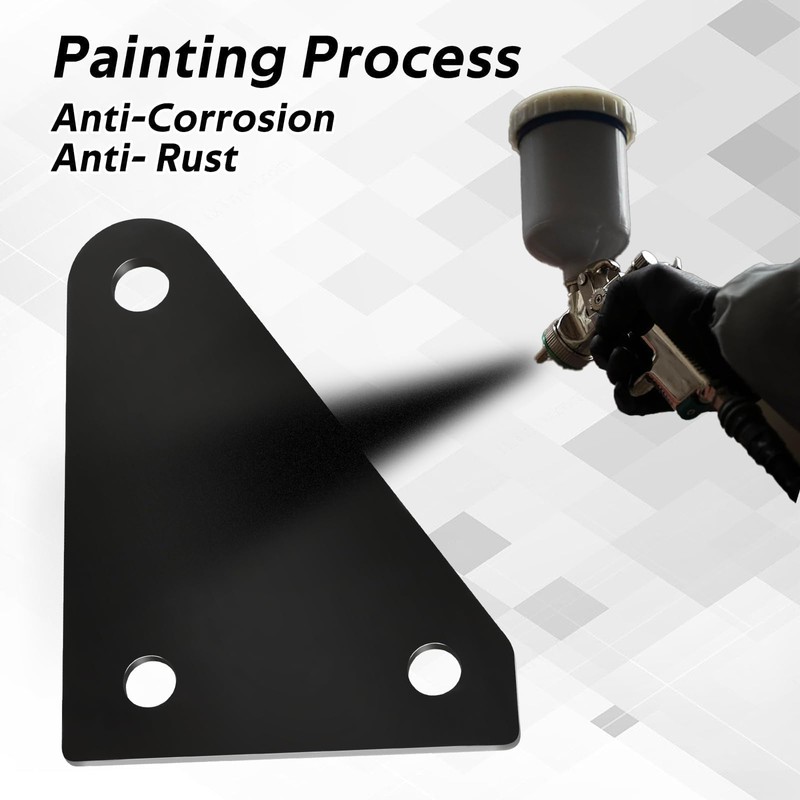 KPALAG Bracket Cab, Black Mounting Plate Bracket Cab Compatible with