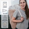 CleverMade Laundry Backpack Duffel Bag with Shoulder Straps - 62L