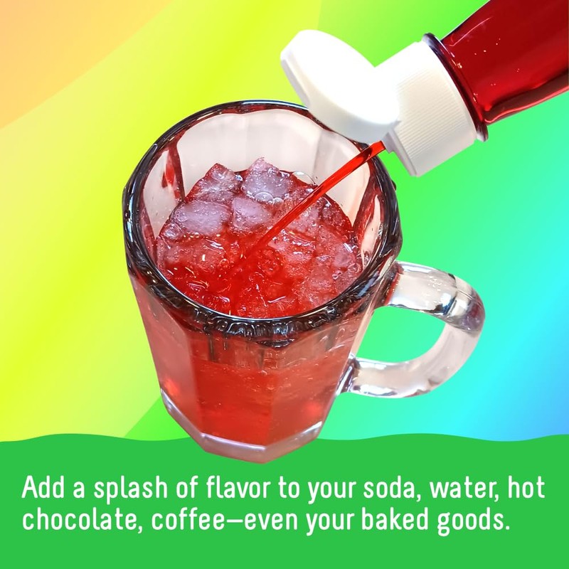 Time For Treats Flavored Syrup for Snow Cones, Homemade Sodas,