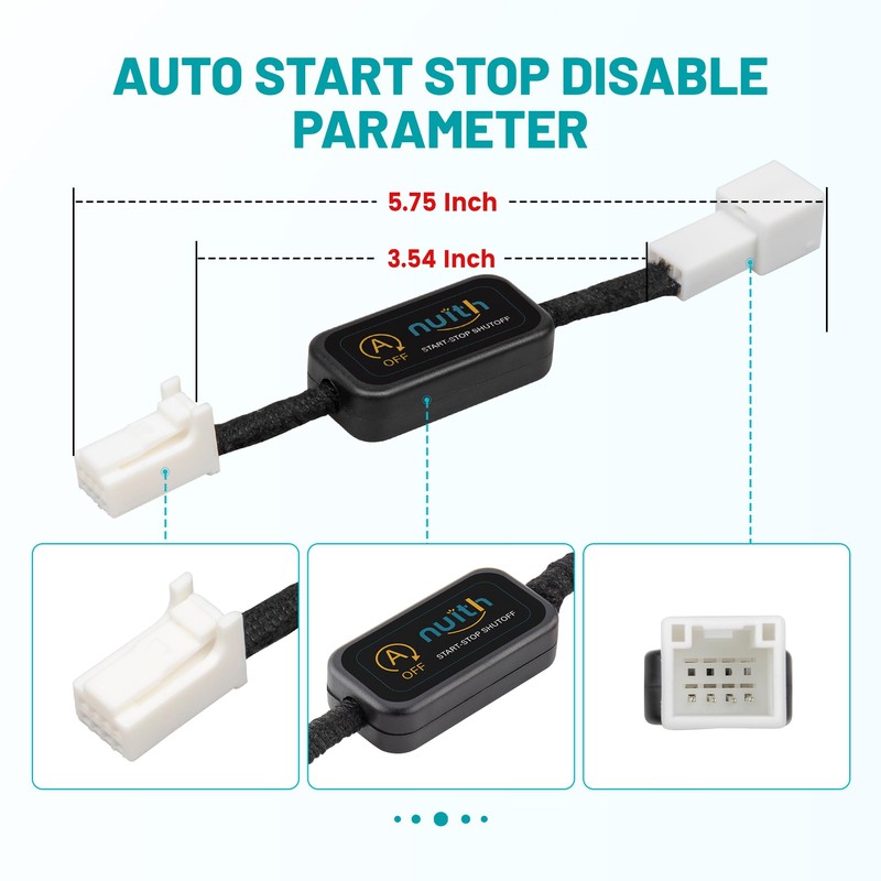 NuIth Auto Start Stop Eliminator Fits for 2015-2019 Toyota Highlander,