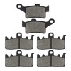 ZICOO Front and Rear Brake Pads for Can-Am Spyder RS