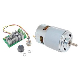 CHANCS Electric Motor 775 12V DC Motor 4000RPM DC 24V 8000RPM with PWM Adjustable Reversible DC Motor Speed Controller for Circular Saw