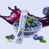 Nutra Farm Blueberry Puree 100% Juiced Liquid Sticks 14 Packets,