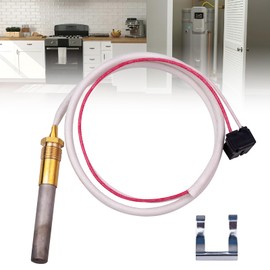 750mv Thermopile Senor Assembly Replacement Fit for Rheem Ruud Richmond Water Heaters Pilot Burner Gas Water Heater Thermocouple Sensor Type Replace SP20824 SP20754 SP21058 SP20800 SP21096 SP20739