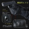 SHENKEL フルフィンガー カーボンナックルガード付き タクティカルグローブ BK ブラック 黒 L glove-008bk-L