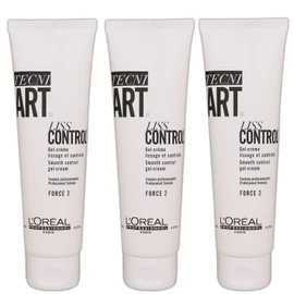 Loreal Liss Control 3 x 150 ml Tecni.art Smoothing Styling Cream New Series
