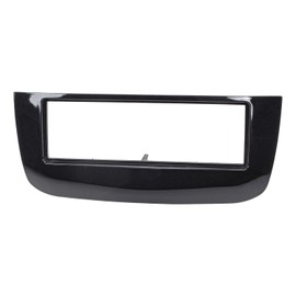 tomzz Audio 2414-009 Radio Fascia Plate Compatible with Fiat Punto from 2012 Punto Evo 199 2009-2011 Piano Lacquer Black