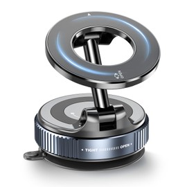 Magnetische KFZ-Handyhalterung für Magsafe, Weiß, [78 + Pfund stärkste Saugkraft & 2400 gf stärkste magnetische] 360° verstellbare KFZ-Handyhalterung für Fitnessstudio/Spiegel, Handyhalterung für