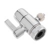 Sliver Faucet Adapter Diverter Valve Counter Top Water Filter 1/4"
