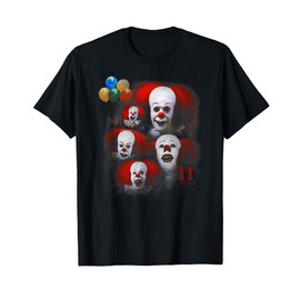 IT: TV Mini Series Many Faces of Pennywise T-Shirt