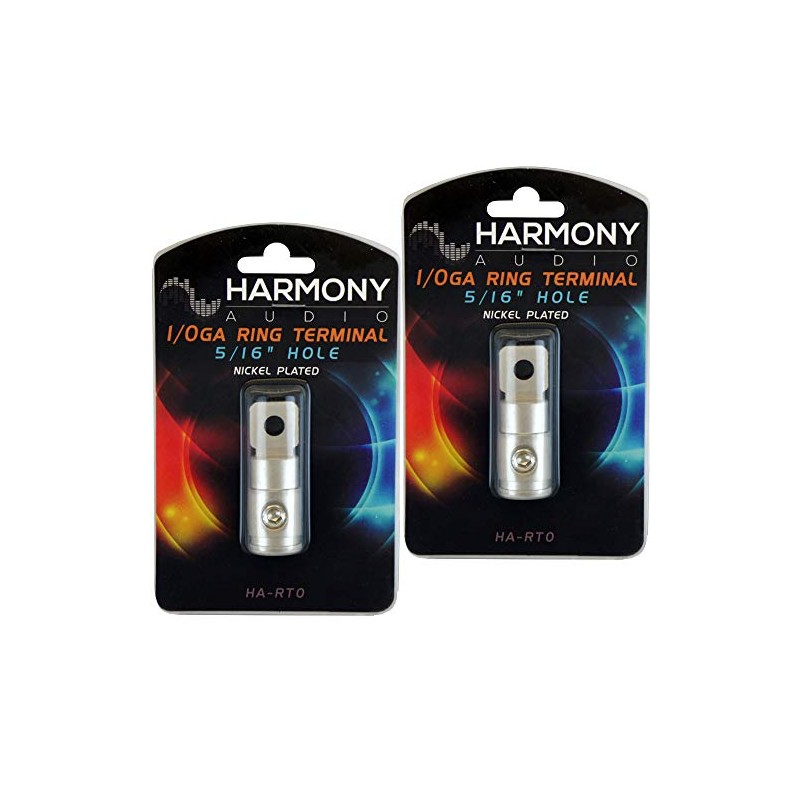 Harmony Audio HA-RT0 Car Stereo Power/Ground 1/0 Gauge 5/16" Ring