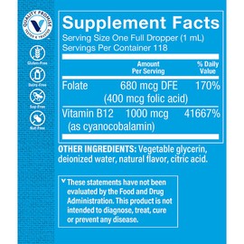 The Vitamin Shoppe Vitamin B12 - Energy Production, Nervous System & Red Blood Cell Support, Daily B Vitamin