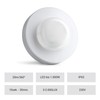 SEBSON® Outdoor Motion Detector IP65 Set of 2 Surface-Mounted Ceiling