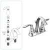 1224 1224B Faucet Cartridge Replacement Kit For Most Double Handle